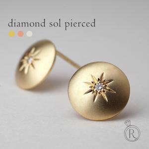 18金ピアス　RAPA K18 Tライン ピアス& K18 ボールピアスキャッチ K18 ボールピアスキャッチ 5mm 貫通タイプ 丸玉 K18ボールピアス