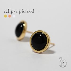 ピアス 18K エクリプス ピアス 18金ピアス ブラックオニキス ピアス