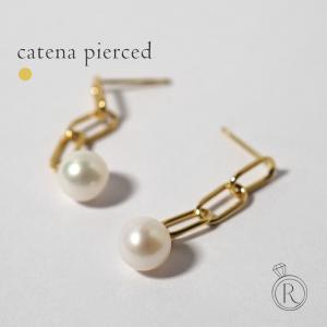 K18 ボールピアスキャッチ 5mm 貫通タイプ 丸玉 K18ボールピアス