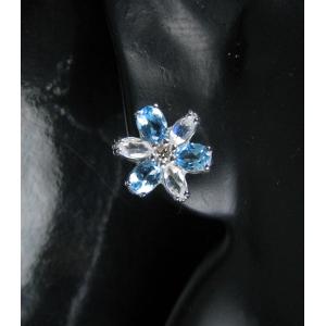 K10 ピアス 蜂 はち ハチ ビー bee モチーフ ホワイトトパーズ