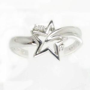 ピンキーリング ダイヤモンド プラチナ 指輪 PT900 : ジュエリーラピ