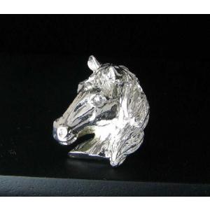 馬 ホース ピンブローチ k18ホワイトゴールド タイニーピン