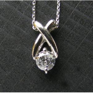 K18 ダイヤモンド スター ペンダントネックレス 0.2ct 星型 ほしがた