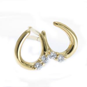 ダイヤモンド ピアス スリーストーン トリロジー 3連 PT900 プラチナ