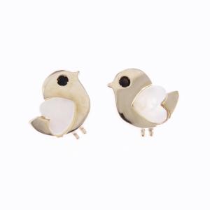 k*p様 K10 はち　ピアス　シトリン　ホワイトトパーズ k*p様 K10 はち ピアス シトリン ホワイトトパーズ - メルカリ