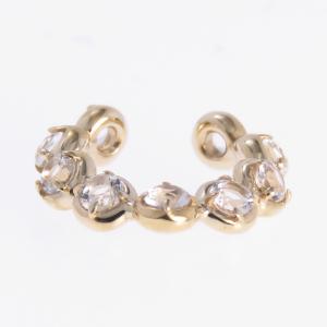 k*p様 K10 はち　ピアス　シトリン　ホワイトトパーズ K10 ピアス 蜂 はち ハチ ビー bee モチーフ ホワイトトパーズ