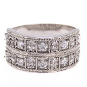 レディース ダイアリング 0.47ct ダイヤモンド リング Pt900