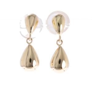 K10 ピアス 蜂 はち ハチ ビー bee モチーフ ホワイトトパーズ