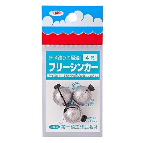 第一精工 シンカー(おもり) フリーシンカー 4号 釣り