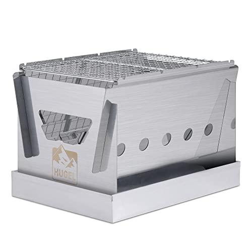 アイリスオーヤマ コンパクトBBQコンロ ステンレス 折りたたみコンロ 1台3役 焼き網・収納バッグ...