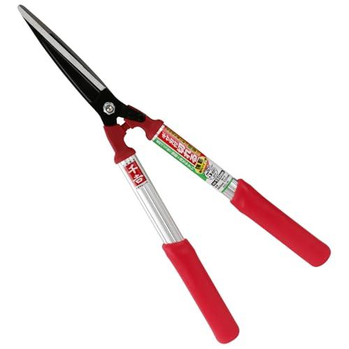 千吉(Senkichi) アルミ柄刈込鋏 短柄 ギザ付 刃長150mm 切断能力約5mm SGL-4...