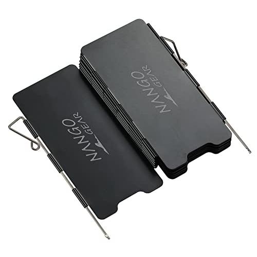 NANGOGEAR（南湖 キャンプ ギア） ウインドスクリーン アルミ製 風除板 ハードケース付 S...