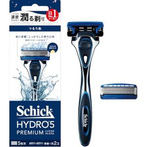 Schick(シック) ハイドロ5プレミアム つるり肌へ ホルダー(刃付き+替刃1コ) 髭剃り カミソリ