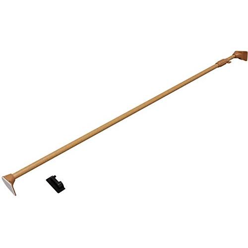 アイリスオーヤマ 突っ張り棒 伸縮棒 超強力 木調 幅170~280cm ダークブラウン H-MUP...