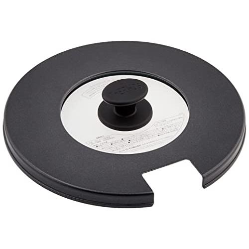 サーモス 取っ手のとれる鍋専用フタ 18cm対応 ブラック KLB-001 BK