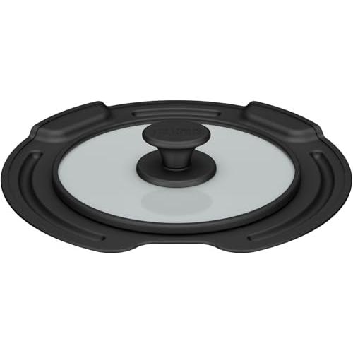 サーモス 取っ手のとれる鍋専用フタ ブラック KLJ-018 BK