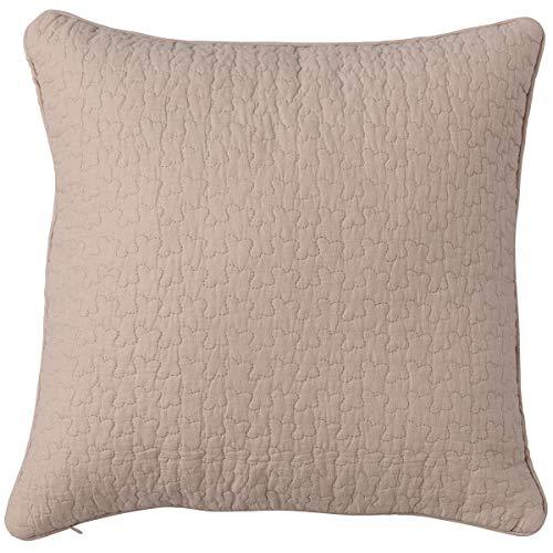 ナイスデイ クッションカバー ベージュ 45×45cm mofua (モフア) イブル 綿100% ...