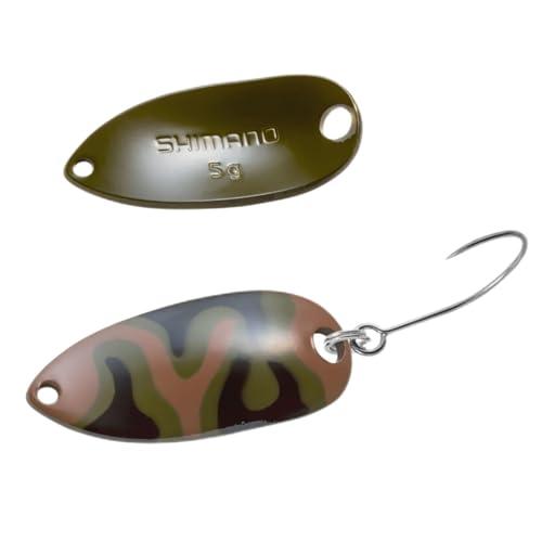 シマノ(SHIMANO) トラウト スプーン カーディフ ロールスイマー カモエディション 5g T...