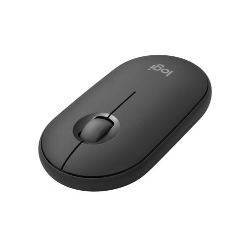 ロジクール ワイヤレスマウス PEBBLE MOUSE2 M350sGR 薄型 静音 Bluetoo...