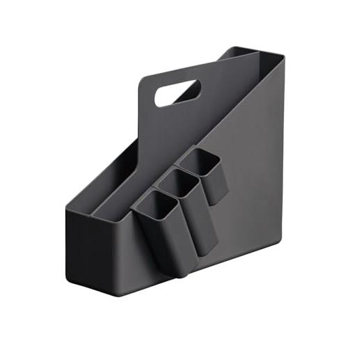 天馬(Tenma) 置ける持ち運べる収納ケース フィッツ キャリーファイルボックス ダークグレー 幅...