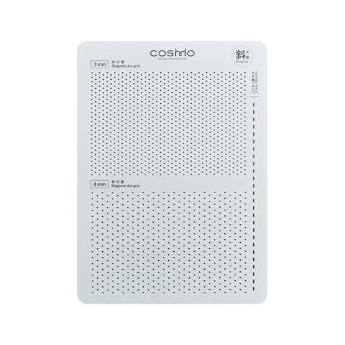 コスモ(COSMO) 刺し子テンプレート Sashiko Template 斜方眼 3mm+4mm ...