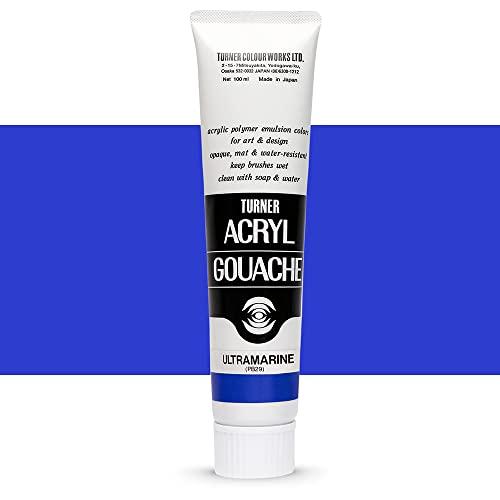 ターナー色彩 アクリルガッシュ ウルトラマリン AG100053 100ml