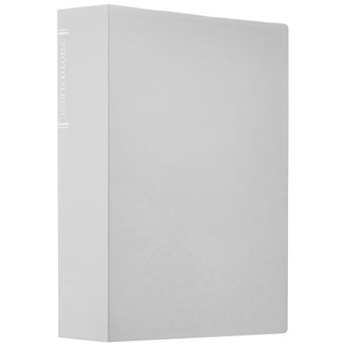 ナカバヤシ ポケットアルバム 超透明 L判248枚収納 ホワイト CTPL-240-W