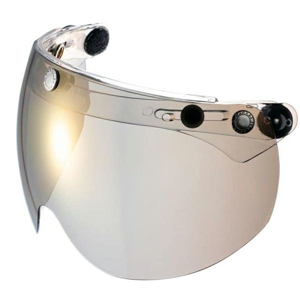 南海部品(NANKAI) パイロットシールドミラー ライトスモーク/ゴールド NE23