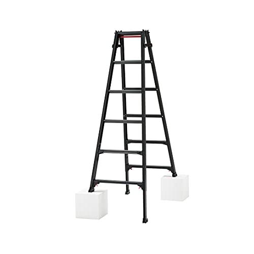 長谷川工業(Hasegawa) BLACK LABEL 伸縮式はしご兼用脚立(ワンタッチバー付) R...