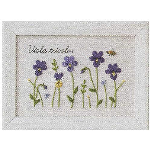 LECIEN(ルシアン) 刺しゅうキット 『青木和子12ヵ月の植物手帖 ヴィオラ』 cosmo (コ...