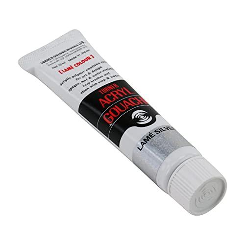 ターナー色彩 アクリルガッシュ ラメシルバー AG020233 20ml(6号)