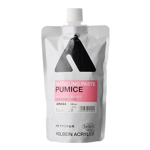 ホルベイン アクリリックメディウム AM444 300ml モデリングペーストパミス〈灰色砂目盛り上...