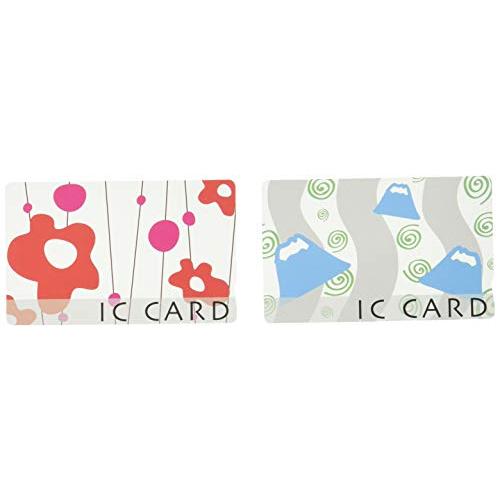 Abeille ICカードステッカー 2P 和柄カラフル