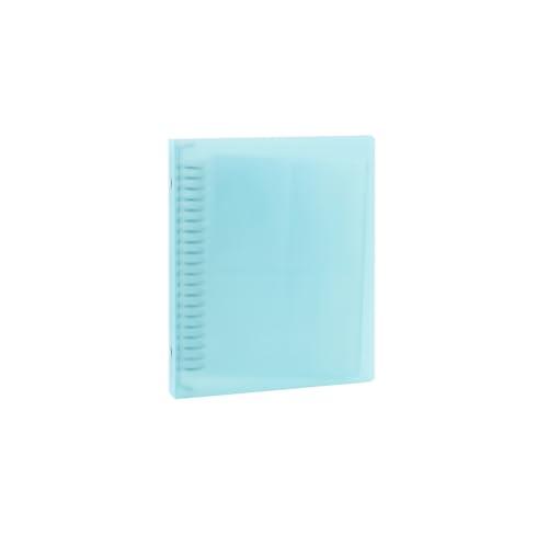 ナカバヤシ [my Pick] トレカバインダー A5サイズ/20穴/26P 200枚収納 ブルー ...
