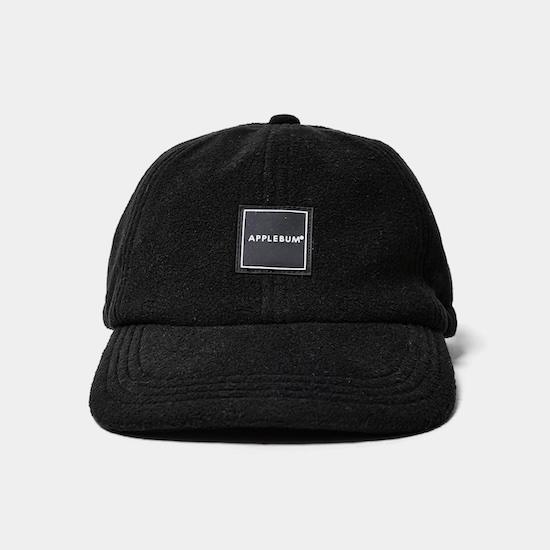 APPLEBUM アップルバム FLEECE FLAP CAP BLACK ブラック