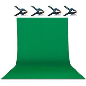 FitStill 背景布 180 x 280 cm 緑 zoomのバーチャル 厚地