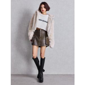 GYDA ジェイダ GGエコファーショートフー...の詳細画像3
