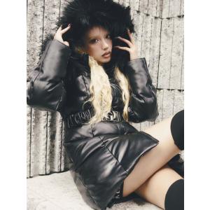 GYDA（ジェイダ） 期間限定SALE GYDA GYGYベルト付きショートダウン