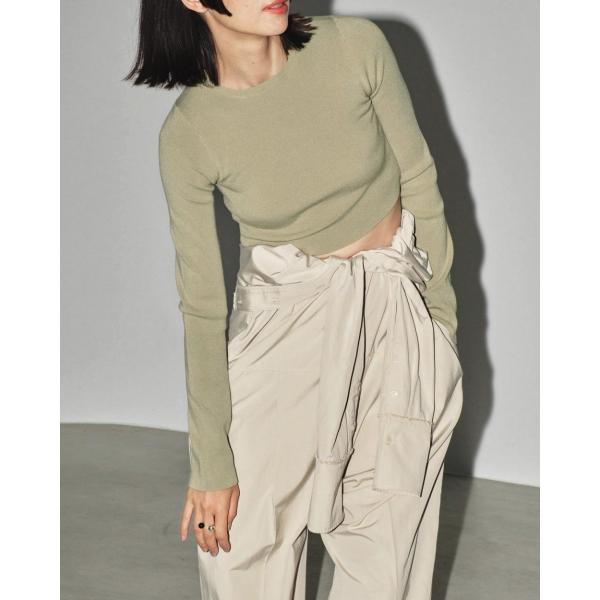 TODAYFUL (トゥデイフル）Cropped Smooth Knit 即日発送