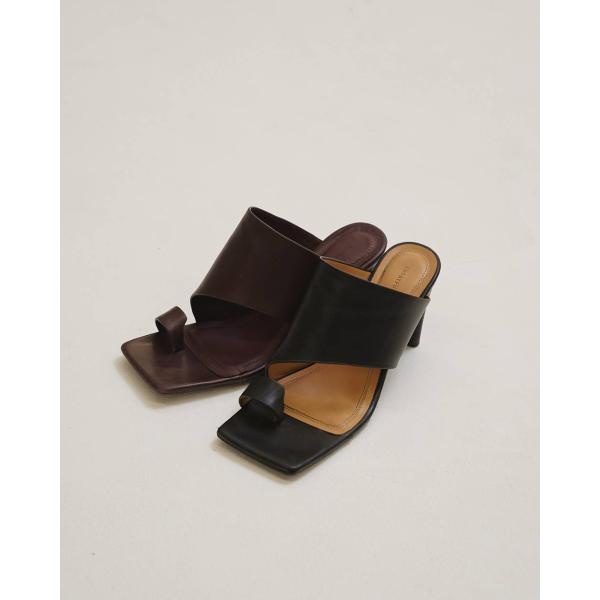 TODAYFUL   トゥデイフル Square Leather Sandals 即日発送