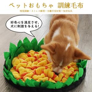 犬 猫 訓練毛布 ノーズワーク ペット 知育マット 運動不足 餌マット 嗅覚訓練ストレス解消 ペットおもちゃ訓練 訓練毛布 餌隠しマット50*50cm 大判サイズ