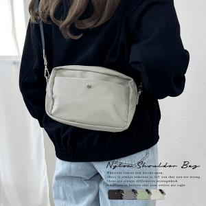 ショルダーバッグ レディース 軽い ナイロン ミニショルダーバッグ 斜め掛け 抗菌 防臭 サコッシュ 2way ポーチ 撥水 ポケット多い｜RARELEAK