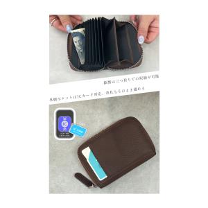 ミニ財布 レディース 本革 二つ折り 大容量 ...の詳細画像5