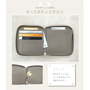 財布 レディース 本革 ミニ財布 二つ折り財布...の詳細画像2