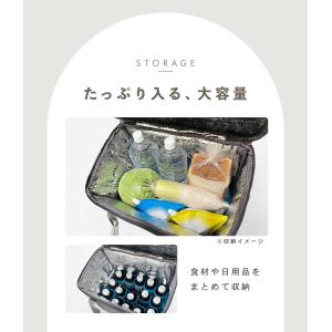 ショッピングカート 保冷 保温 4輪 折りたた...の詳細画像2