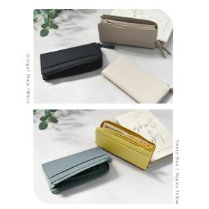 長財布 本革 L字ファスナー 薄型 スマホサイ...の詳細画像2
