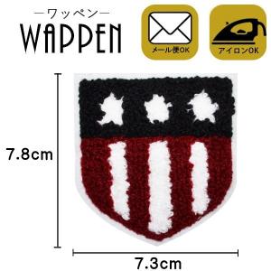 ワッペン 刺繍ワッペン 縦7.8cm×横7.3c...の商品画像