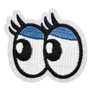 ワッペン 刺繍 縦5.4cm×横6.2cm 目...の詳細画像1