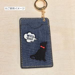 ワッペン 刺繍 アイロン 猫 ねこ cat 黒...の詳細画像2