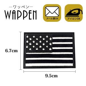 ワッペン 刺繍 アイロン おしゃれ アップリケ 国旗 縦6.7cm×横9.5cm メール便 爆買
